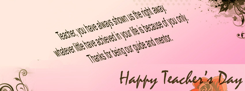 Teachers Day Facebook Covers, Photos, Banners