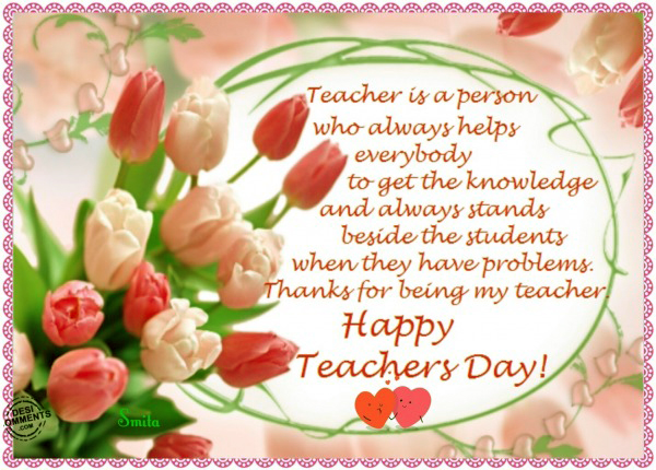 Teachers Day Greeting Card