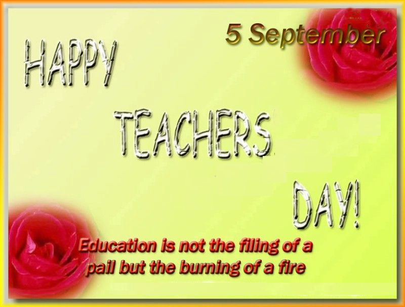 Teachers Day Greeting Card